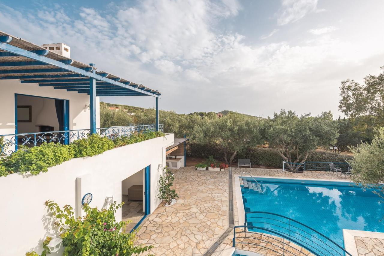 Summer Villa Pasiphae Private Pool - Bbq -Beach 2Min Cap Cap Sounion Extérieur photo