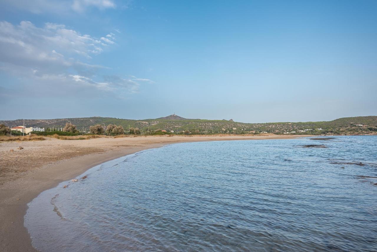 Summer Villa Pasiphae Private Pool - Bbq -Beach 2Min Cap Cap Sounion Extérieur photo
