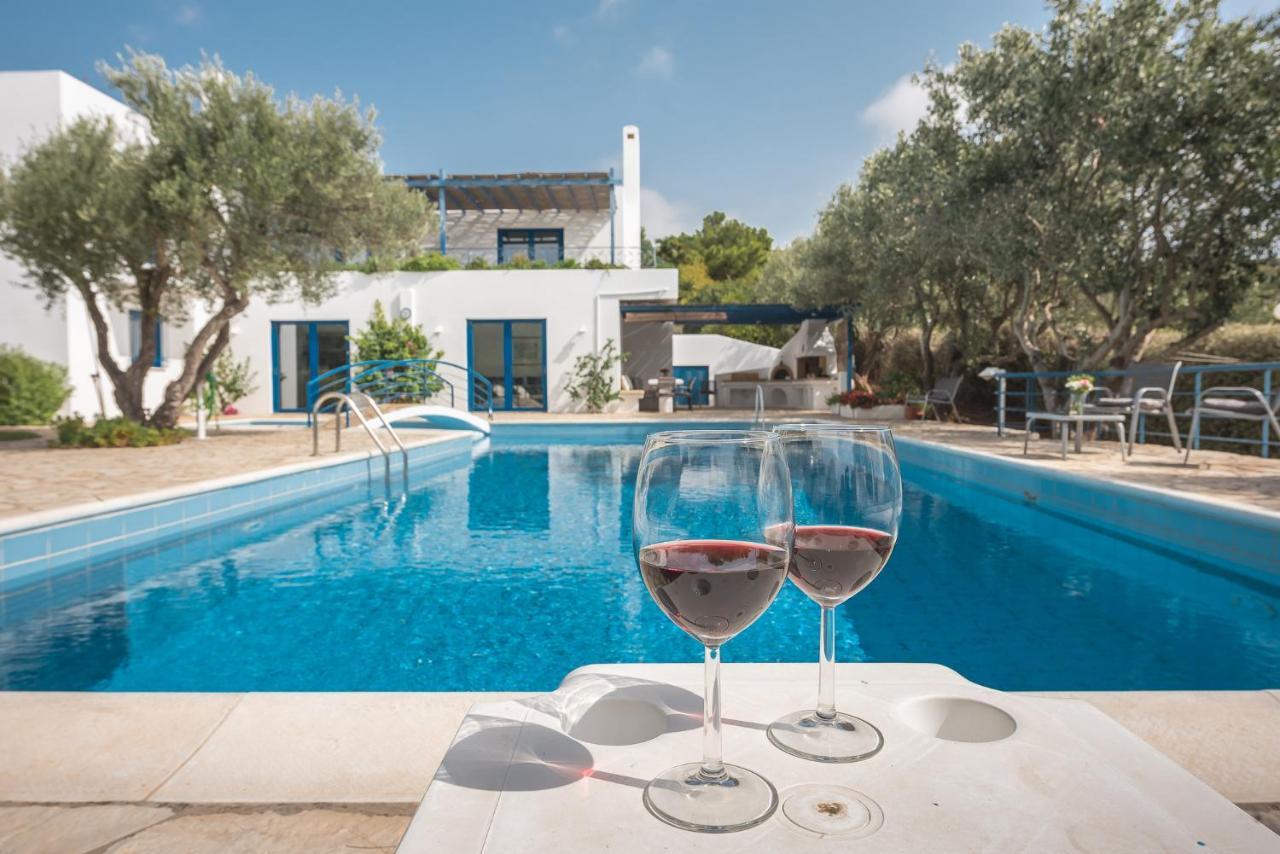 Summer Villa Pasiphae Private Pool - Bbq -Beach 2Min Cap Cap Sounion Extérieur photo