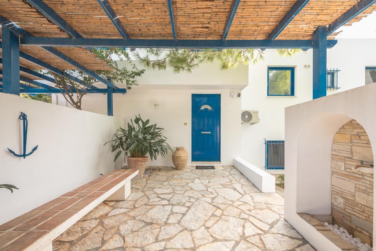 Summer Villa Pasiphae Private Pool - Bbq -Beach 2Min Cap Cap Sounion Extérieur photo