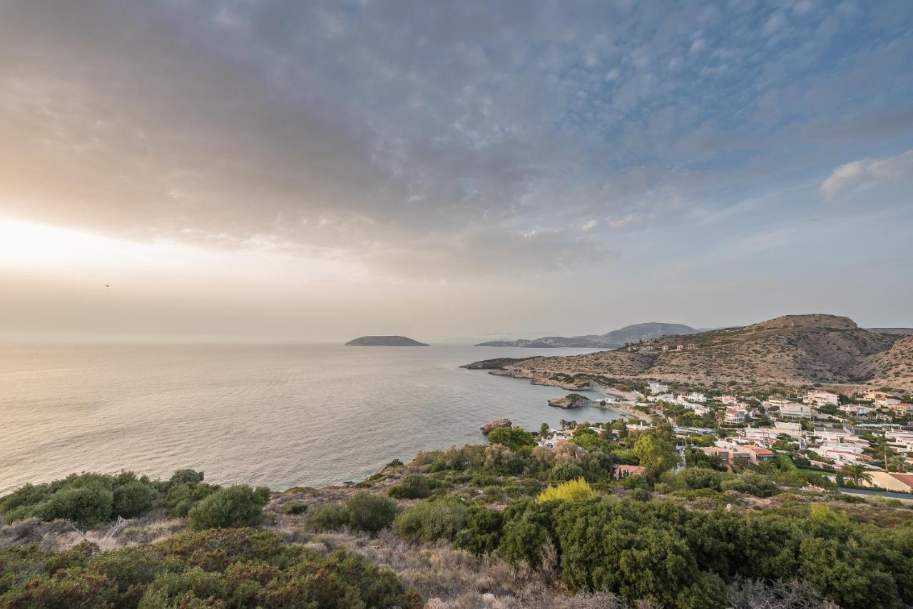 Summer Villa Pasiphae Private Pool - Bbq -Beach 2Min Cap Cap Sounion Extérieur photo