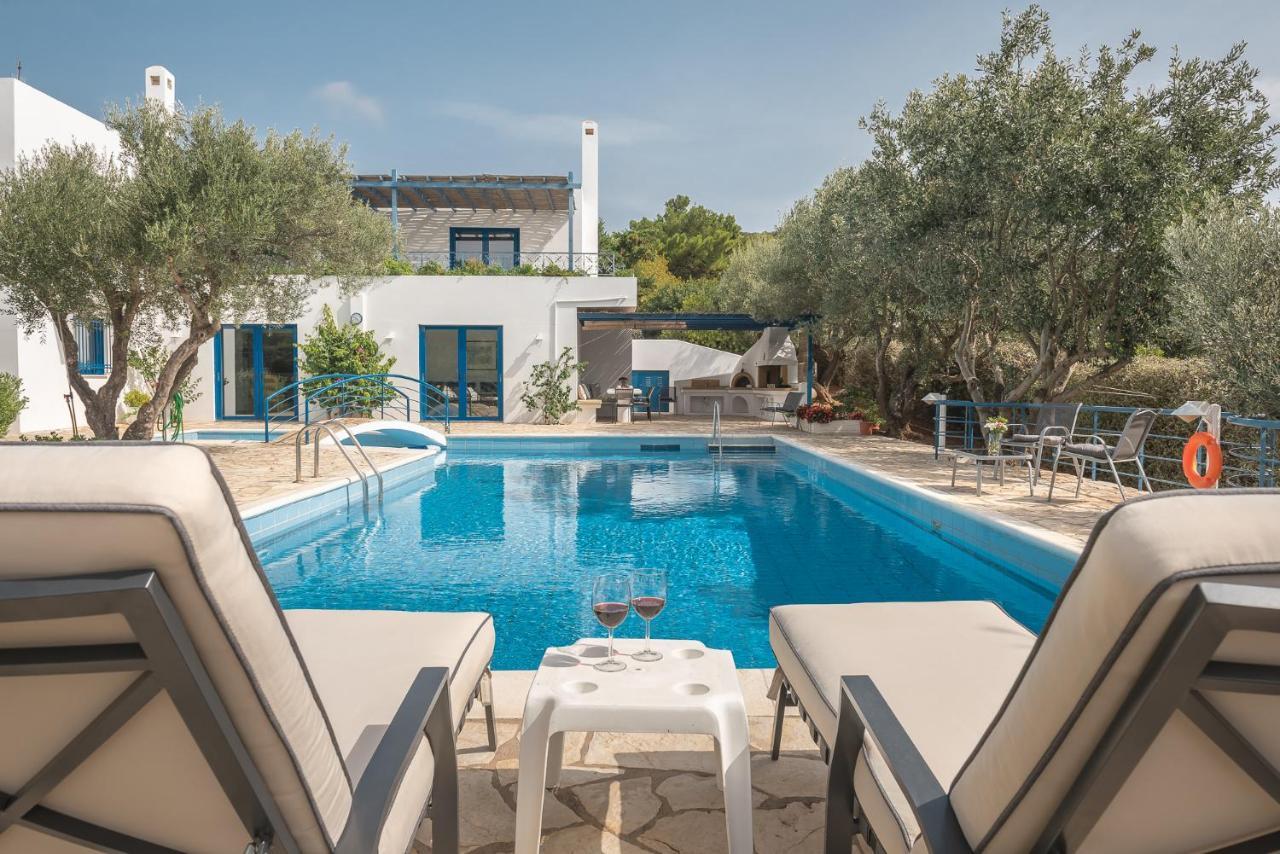 Summer Villa Pasiphae Private Pool - Bbq -Beach 2Min Cap Cap Sounion Extérieur photo