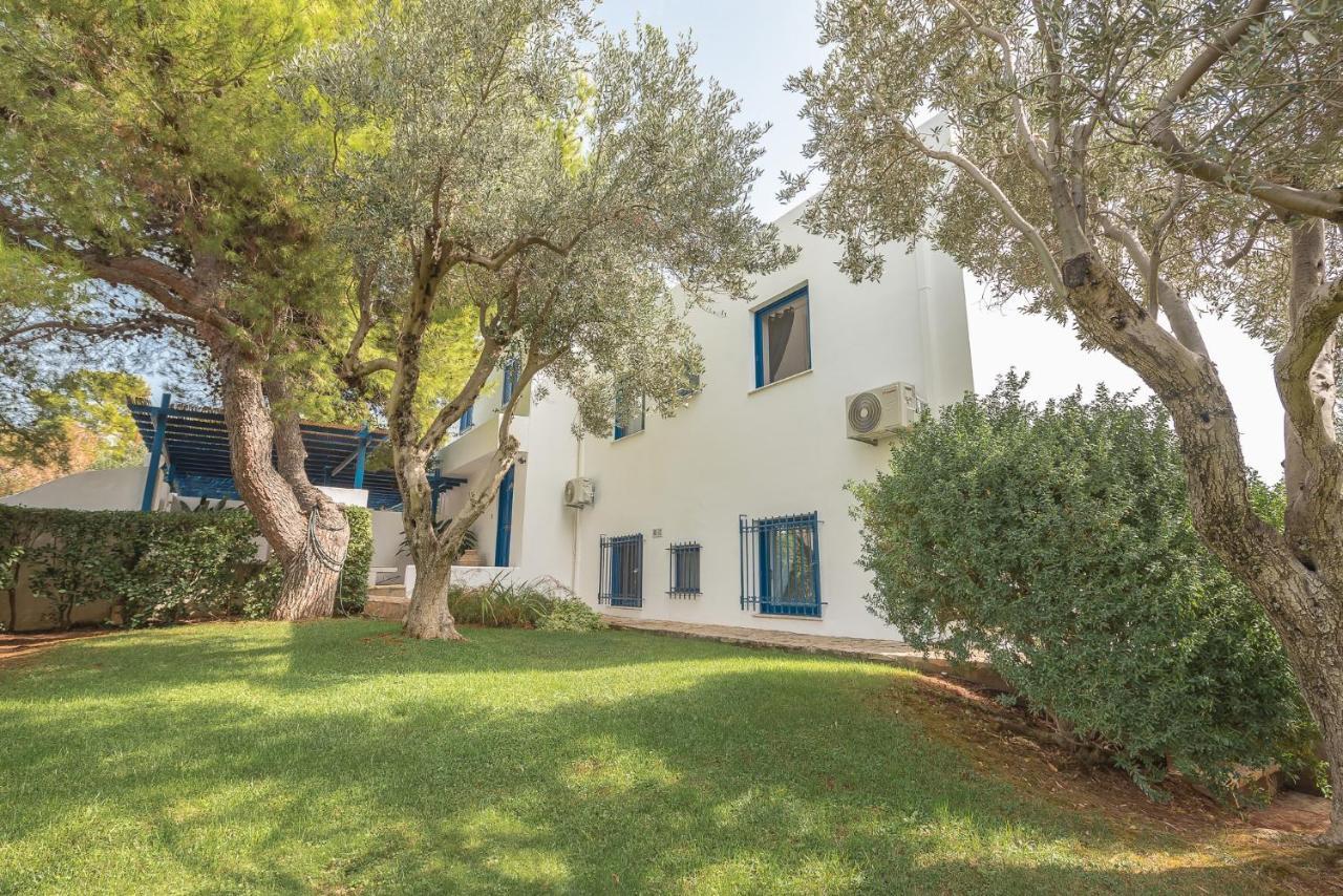 Summer Villa Pasiphae Private Pool - Bbq -Beach 2Min Cap Cap Sounion Extérieur photo