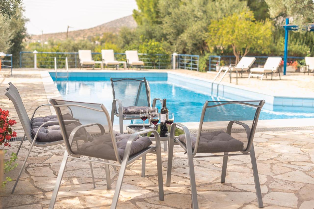 Summer Villa Pasiphae Private Pool - Bbq -Beach 2Min Cap Cap Sounion Extérieur photo
